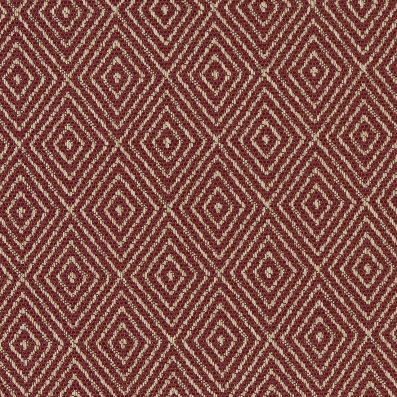 Burgundy Diamond - Red & Burgundy Abstract & Geometric,Diamonds Upholstery Fabric 54 Inches"